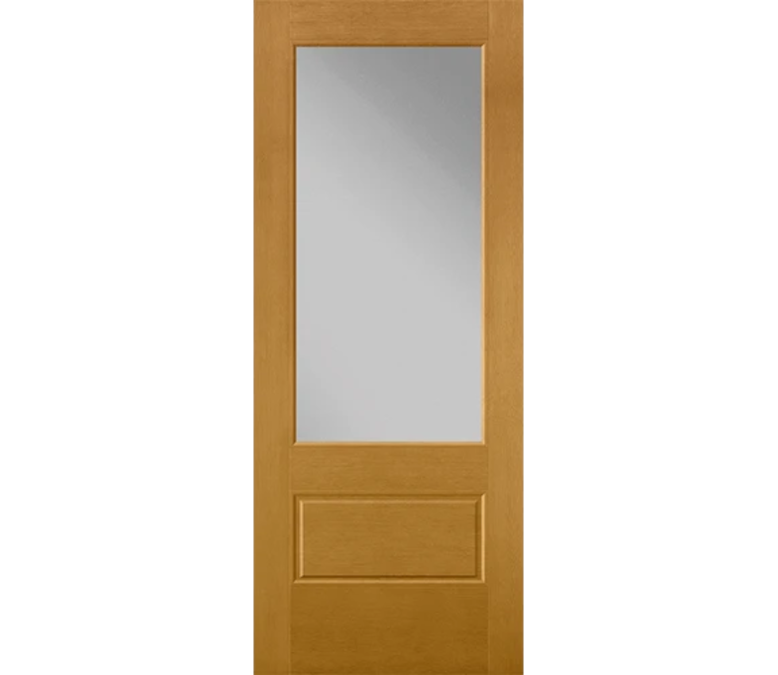 Las Vegas 3 Quaters Light Fiberglass Entry Door