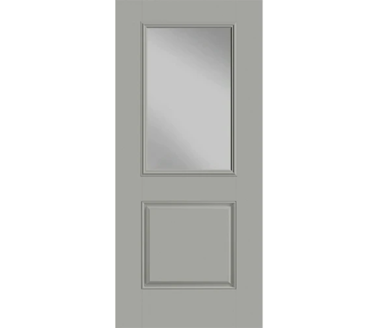 Las Vegas Half Light 1 Panel Fiberglass Entry Door