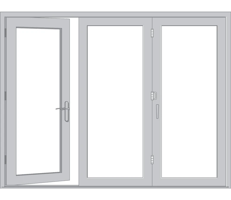 Las Vegas Pella Reserve Series Traditional Bifold Patio Door