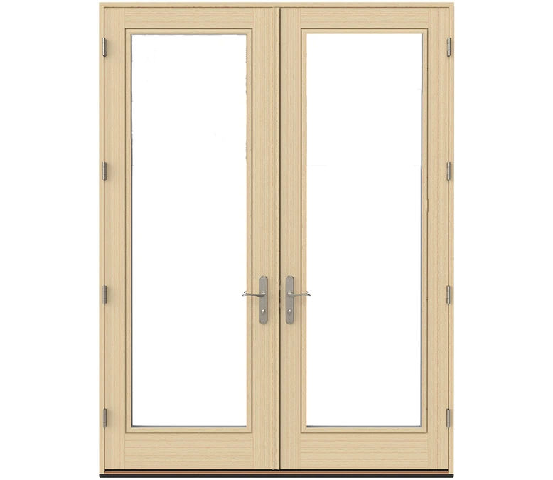 Las Vegas Pella Lifestyle Series Wood Double Hinged Patio Doors